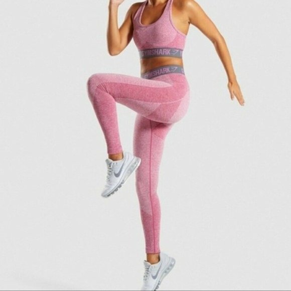 Gymshark - Pink Flex Leggings - Picture 3 of 12